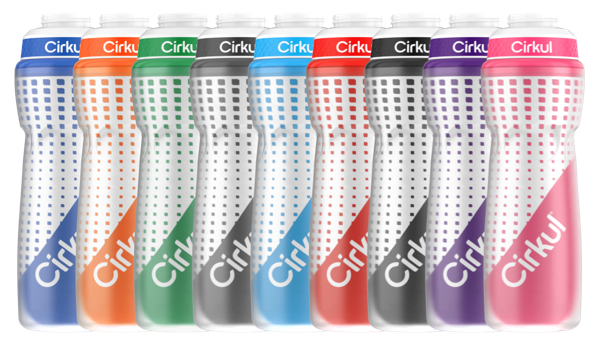 22oz. Insulated Squeeze Plastic Bottle & Sport Lid CXGW