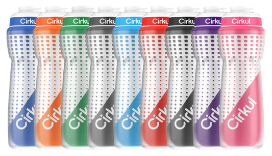 22oz. Insulated Squeeze Plastic Bottle & Sport Lid CXGW