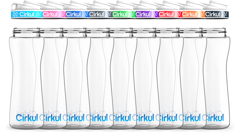 Custom 22oz. Plastic Bottle & Comfort Grip Lid RQY8