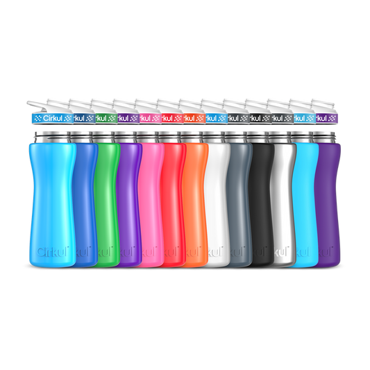 22oz. Stainless Steel Bottle & Comfort Grip Lid TIF9