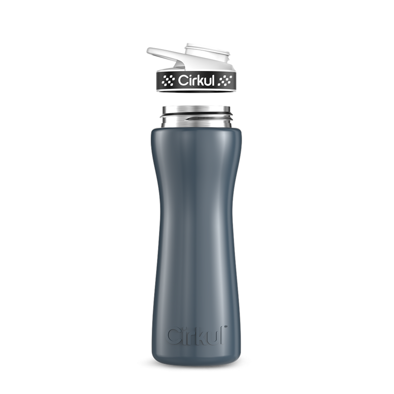 22oz. Stainless Steel Bottle & Comfort Grip Lid TIF9