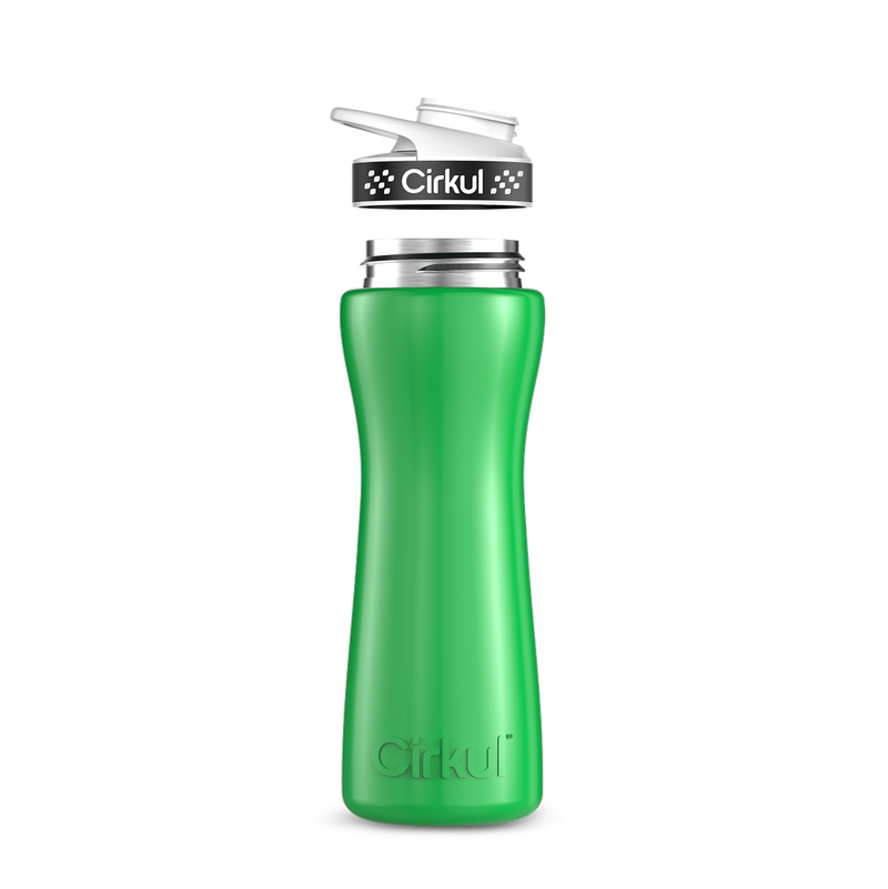 22oz. Stainless Steel Bottle & Comfort Grip Lid TIF9