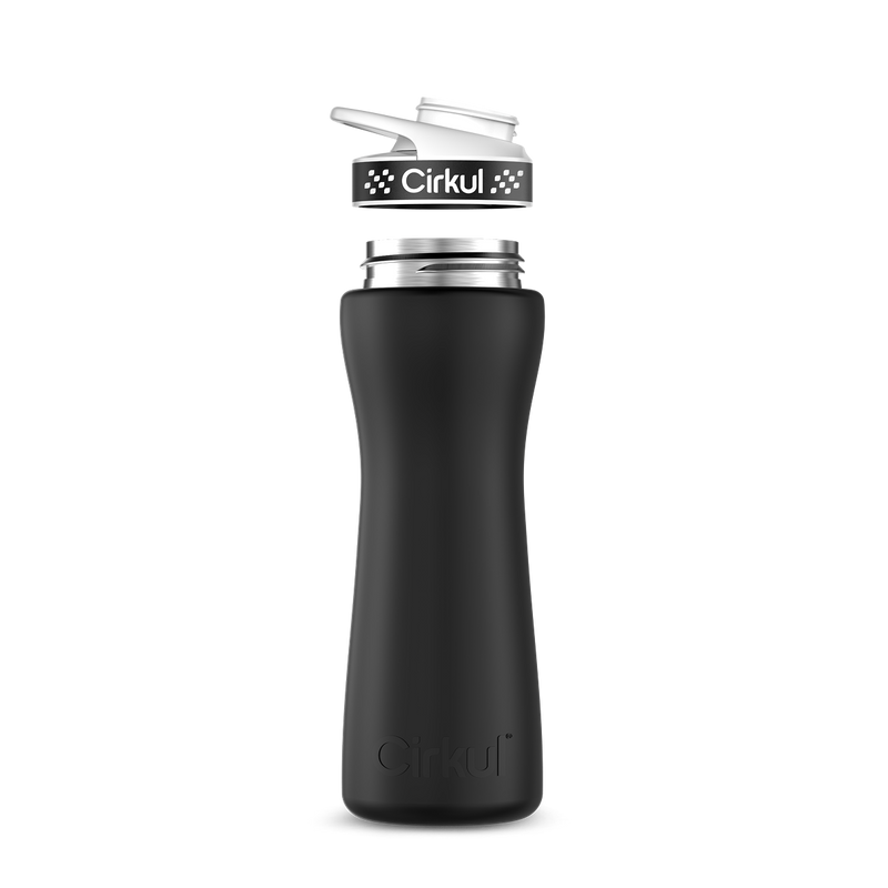 22oz. Stainless Steel Bottle & Comfort Grip Lid TIF9