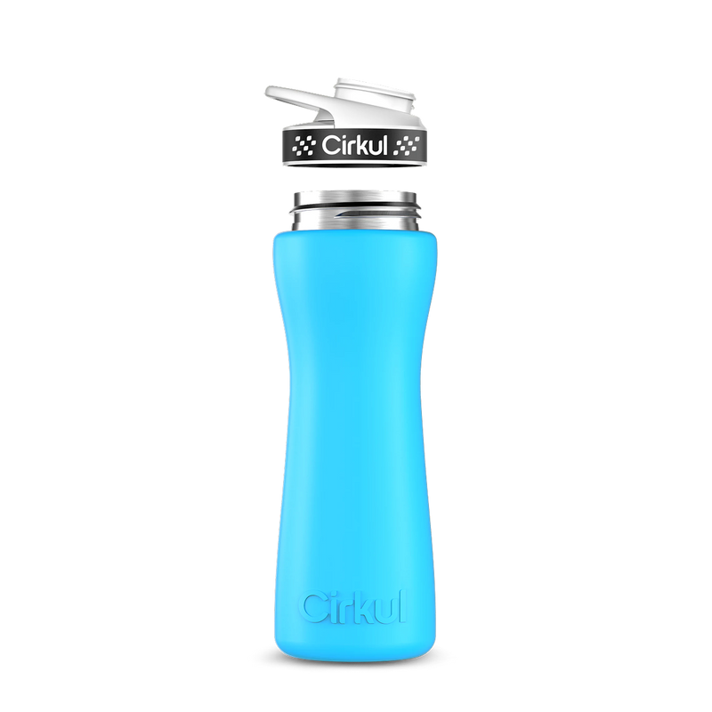 22oz. Stainless Steel Bottle & Comfort Grip Lid TIF9