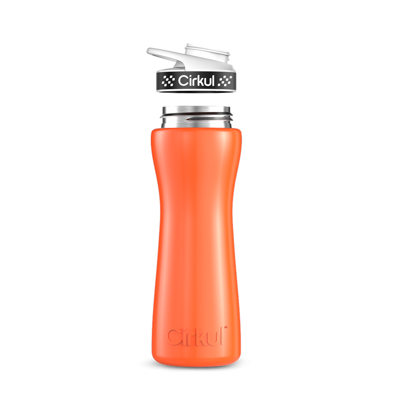 22oz. Stainless Steel Bottle & Comfort Grip Lid TIF9