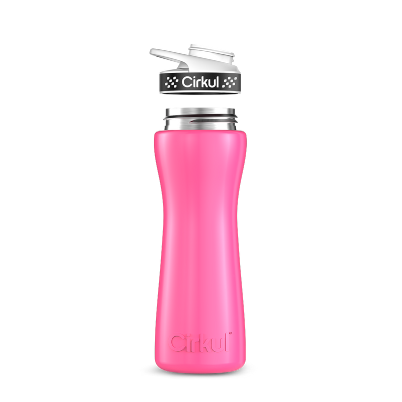 22oz. Stainless Steel Bottle & Comfort Grip Lid TIF9
