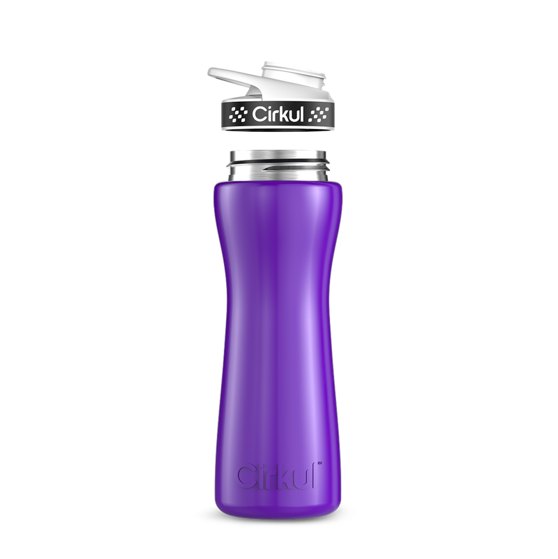 22oz. Stainless Steel Bottle & Comfort Grip Lid TIF9