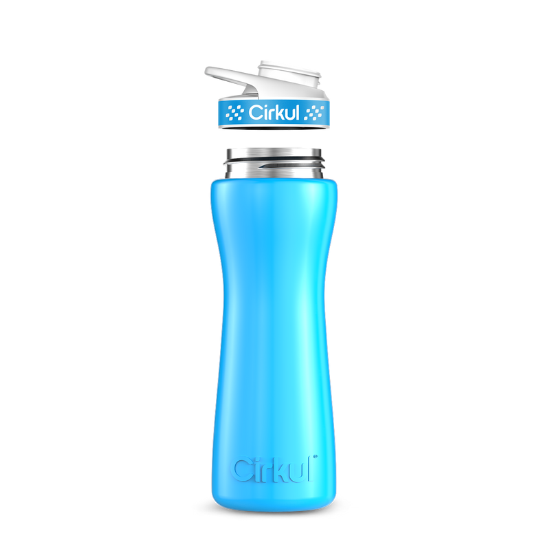 22oz. Stainless Steel Bottle & Comfort Grip Lid TIF9