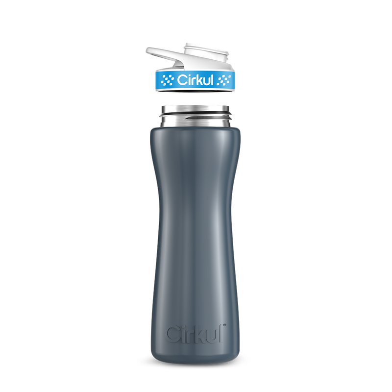 22oz. Stainless Steel Bottle & Comfort Grip Lid TIF9