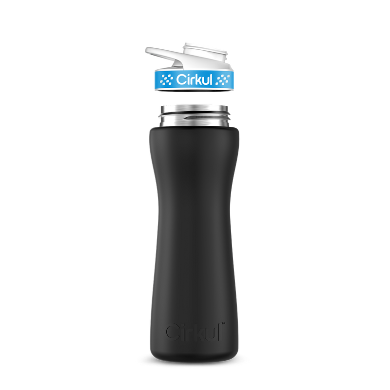 22oz. Stainless Steel Bottle & Comfort Grip Lid TIF9