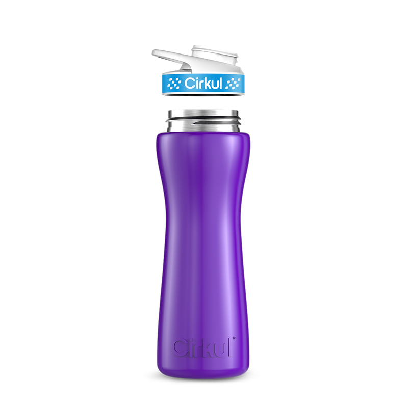 22oz. Stainless Steel Bottle & Comfort Grip Lid TIF9