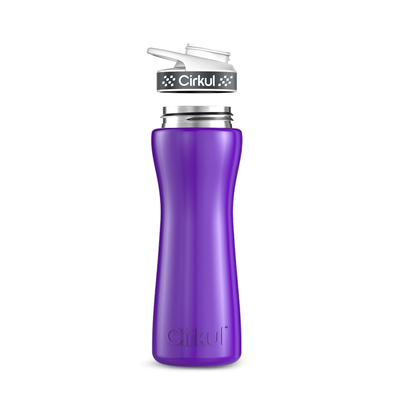 22oz. Stainless Steel Bottle & Comfort Grip Lid TIF9