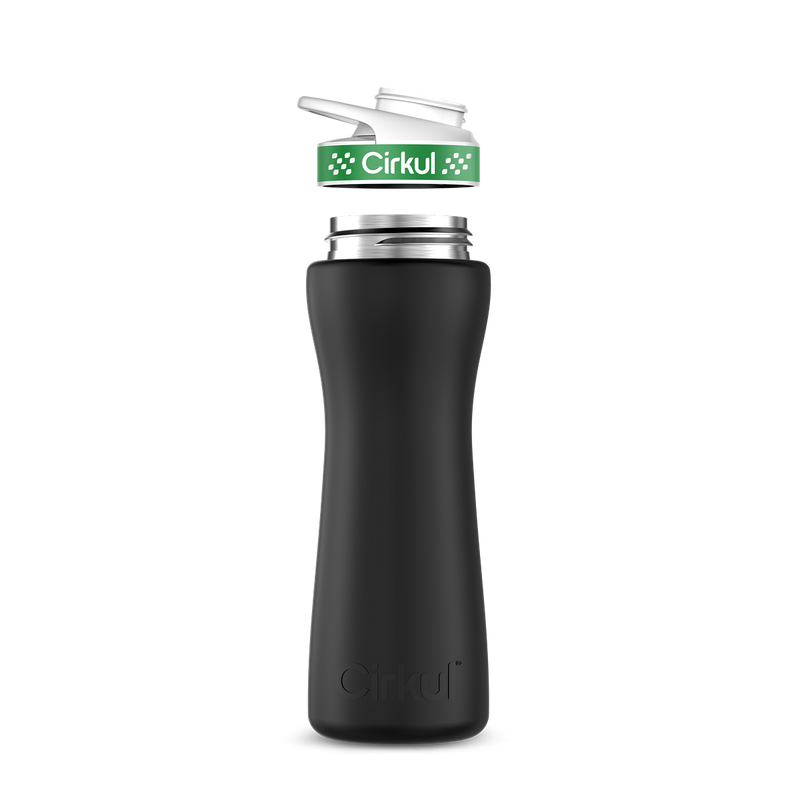 22oz. Stainless Steel Bottle & Comfort Grip Lid TIF9