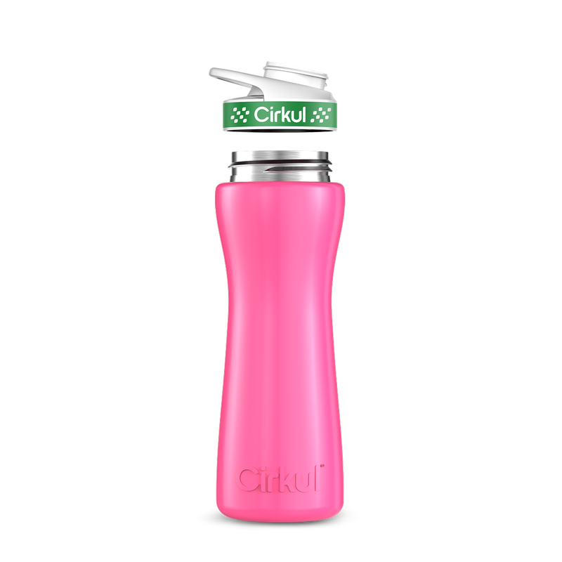 22oz. Stainless Steel Bottle & Comfort Grip Lid TIF9