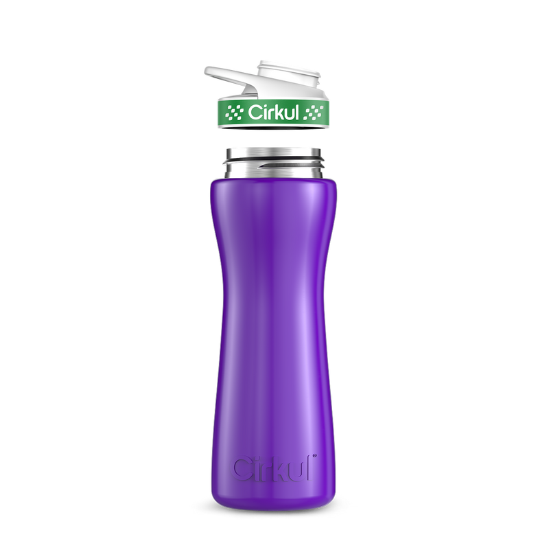22oz. Stainless Steel Bottle & Comfort Grip Lid TIF9