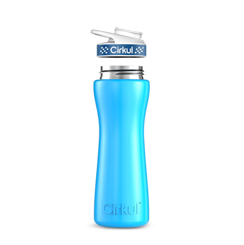 22oz. Stainless Steel Bottle & Comfort Grip Lid TIF9