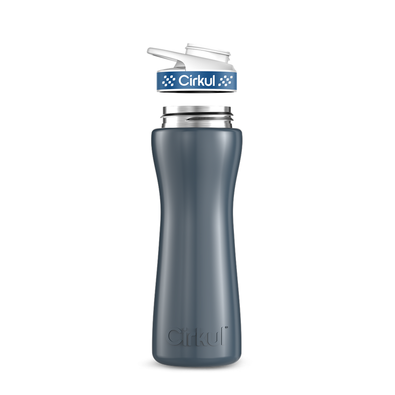 22oz. Stainless Steel Bottle & Comfort Grip Lid TIF9