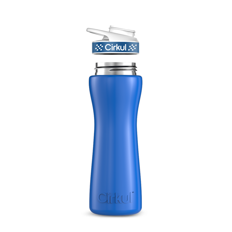 22oz. Stainless Steel Bottle & Comfort Grip Lid TIF9
