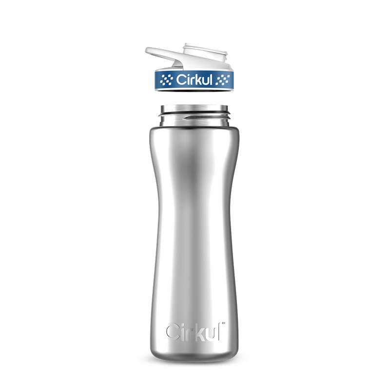 22oz. Stainless Steel Bottle & Comfort Grip Lid TIF9