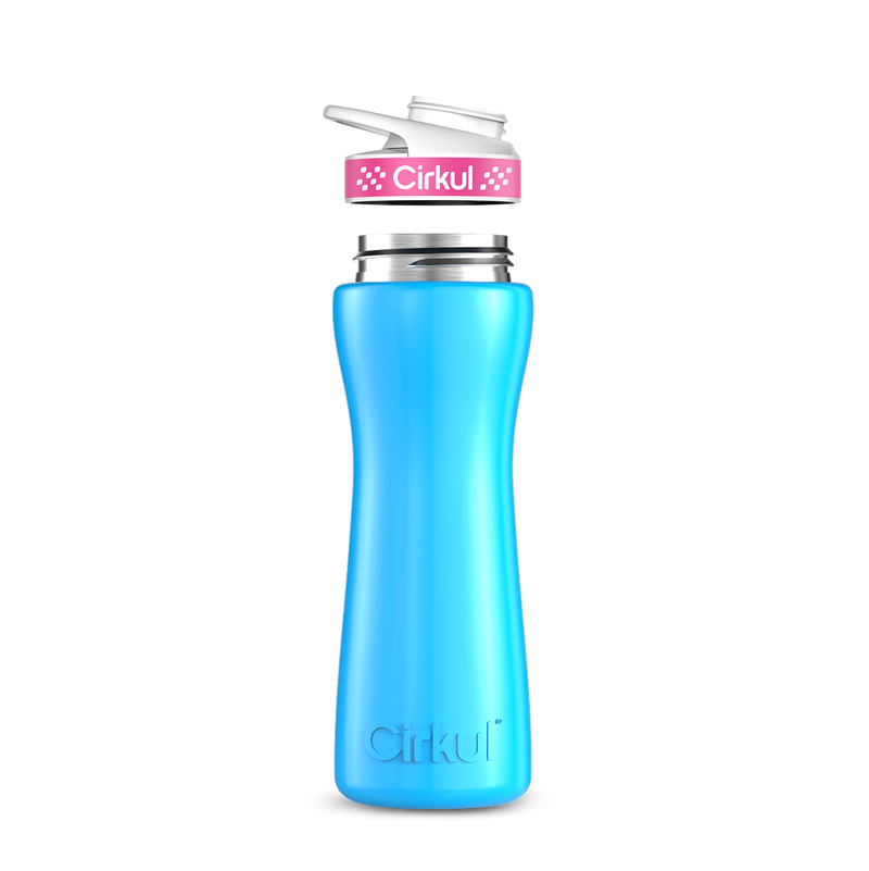 22oz. Stainless Steel Bottle & Comfort Grip Lid TIF9