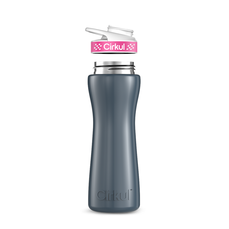 22oz. Stainless Steel Bottle & Comfort Grip Lid TIF9