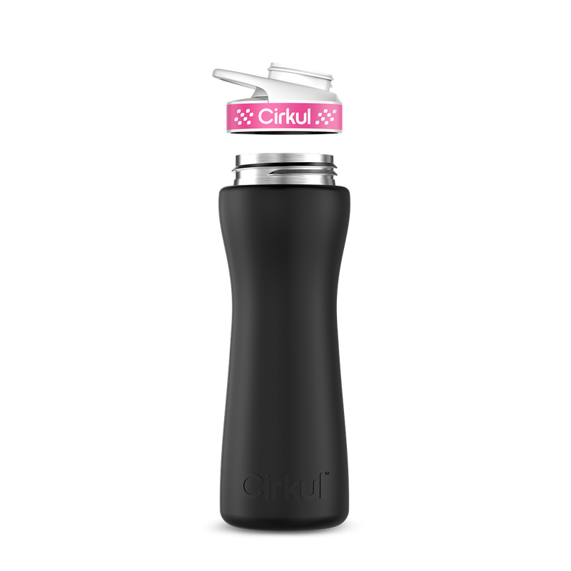 22oz. Stainless Steel Bottle & Comfort Grip Lid TIF9