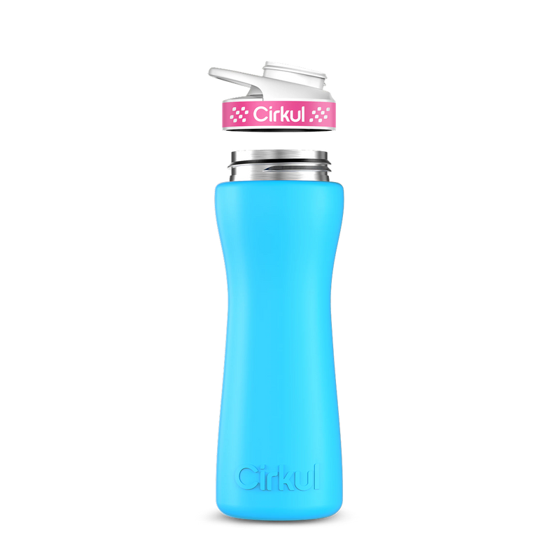 22oz. Stainless Steel Bottle & Comfort Grip Lid TIF9