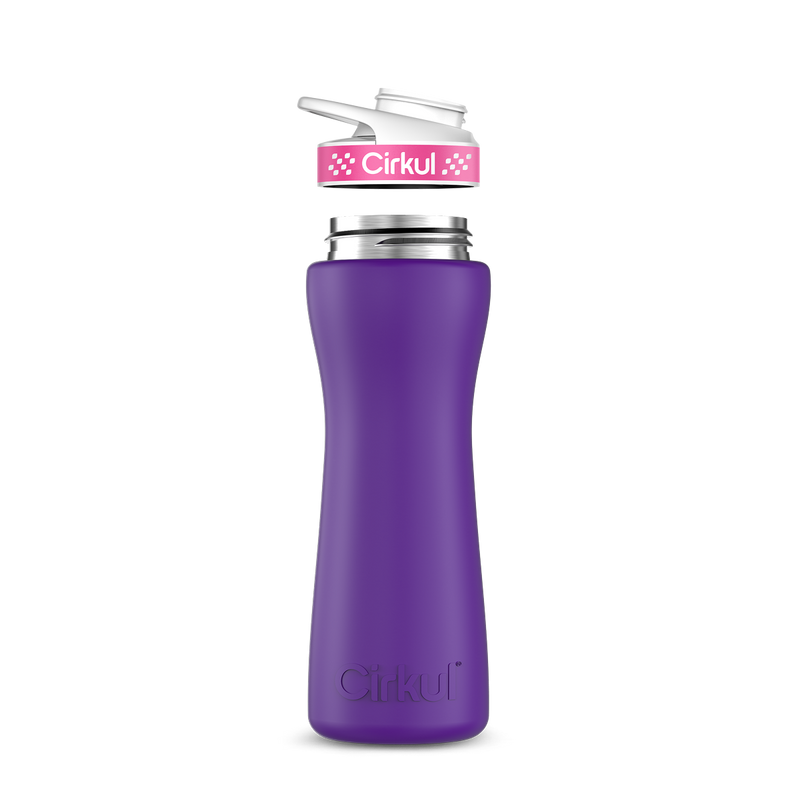 22oz. Stainless Steel Bottle & Comfort Grip Lid TIF9