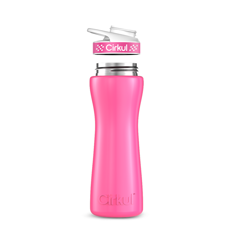 22oz. Stainless Steel Bottle & Comfort Grip Lid TIF9