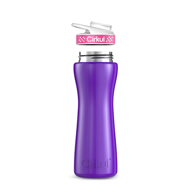 22oz. Stainless Steel Bottle & Comfort Grip Lid TIF9