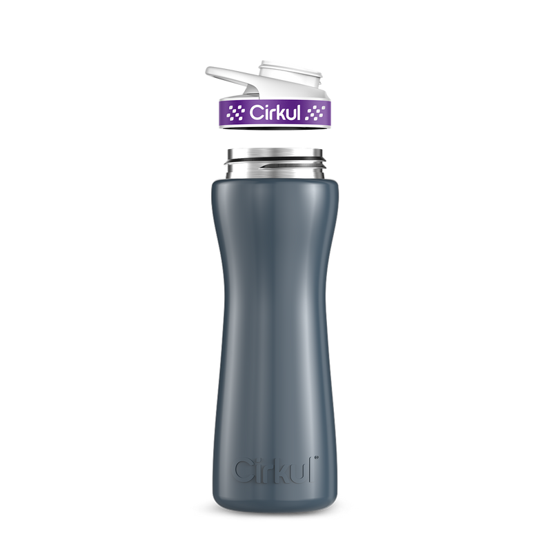 22oz. Stainless Steel Bottle & Comfort Grip Lid TIF9