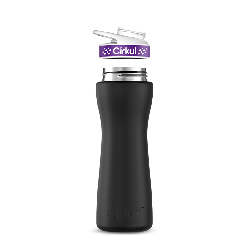 22oz. Stainless Steel Bottle & Comfort Grip Lid TIF9