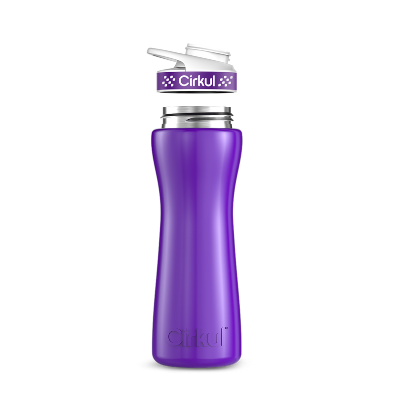 22oz. Stainless Steel Bottle & Comfort Grip Lid TIF9