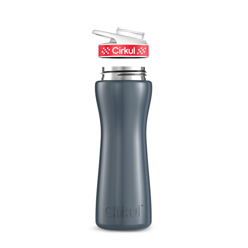 22oz. Stainless Steel Bottle & Comfort Grip Lid TIF9