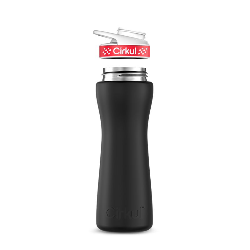 22oz. Stainless Steel Bottle & Comfort Grip Lid TIF9