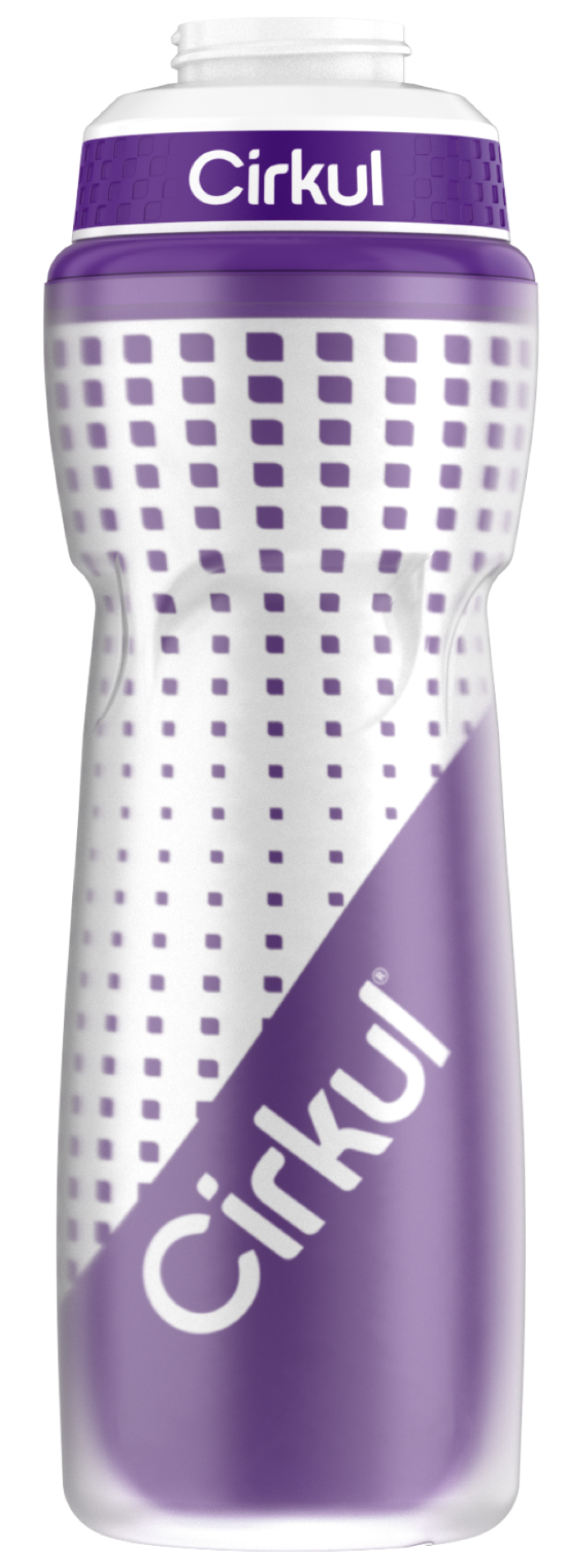 22oz. Insulated Squeeze Plastic Bottle & Sport Lid CXGW