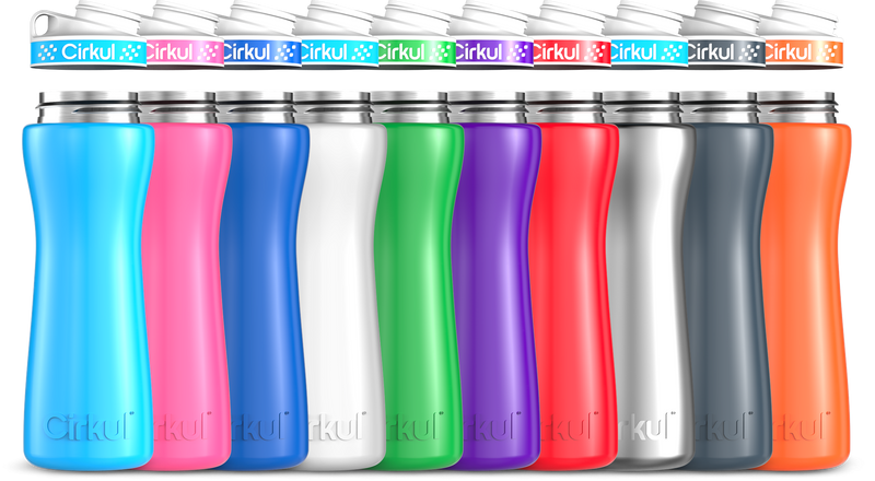 Custom 22oz. Stainless Steel Bottle & Comfort Grip Lid TQX0
