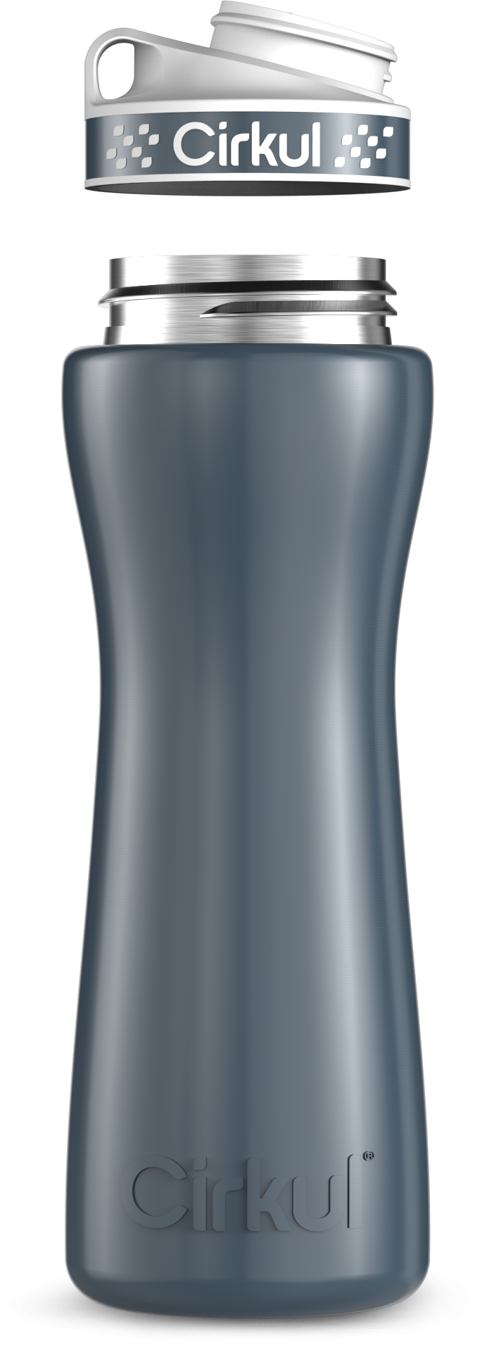 Custom 22oz. Stainless Steel Bottle & Comfort Grip Lid TQX0