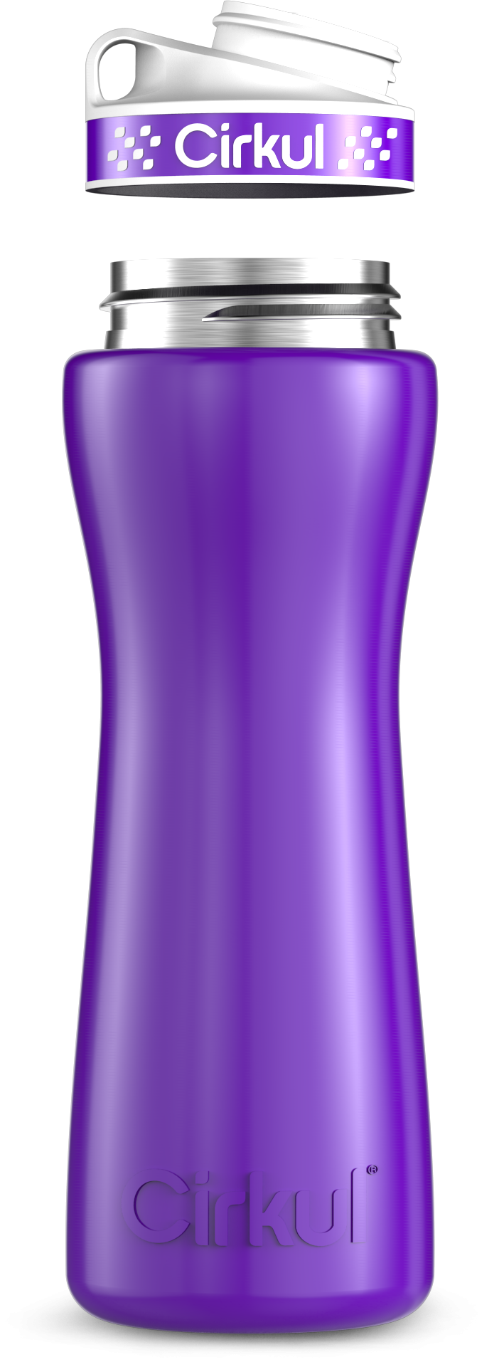 Custom 22oz. Stainless Steel Bottle & Comfort Grip Lid TQX0