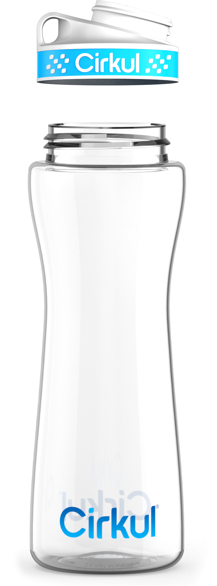 Custom 22oz. Plastic Bottle & Comfort Grip Lid RQY8