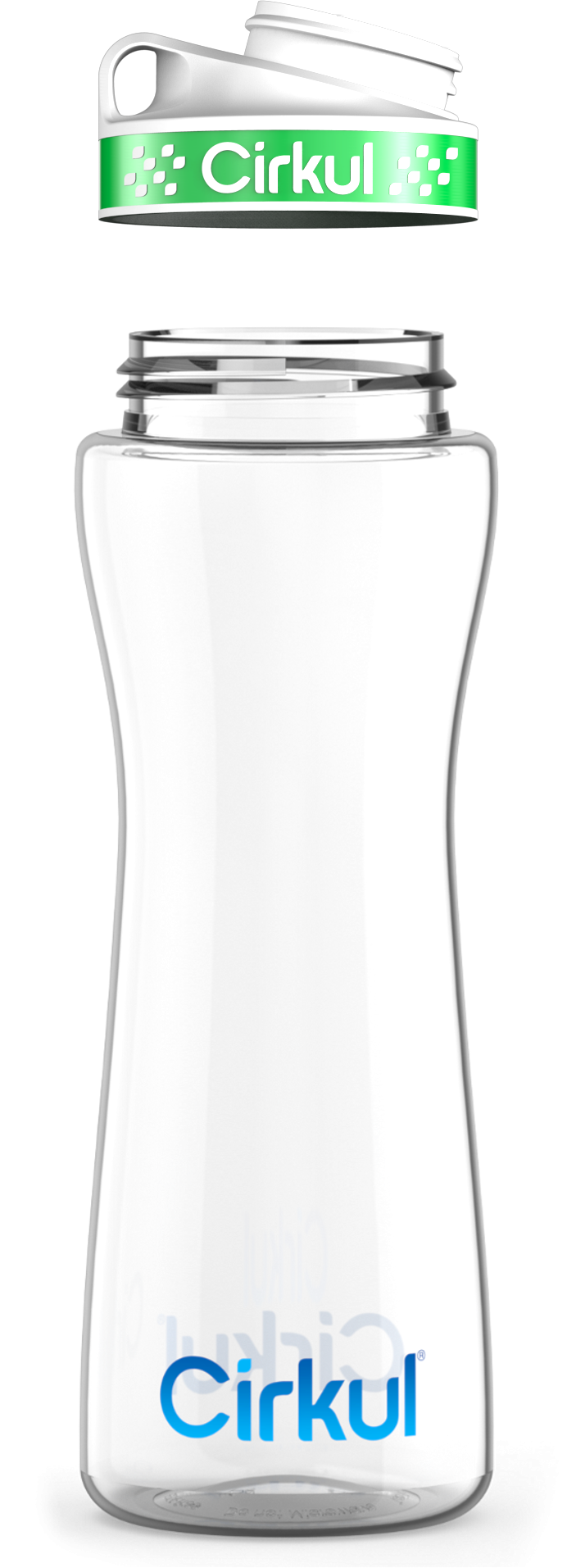Custom 22oz. Plastic Bottle & Comfort Grip Lid RQY8