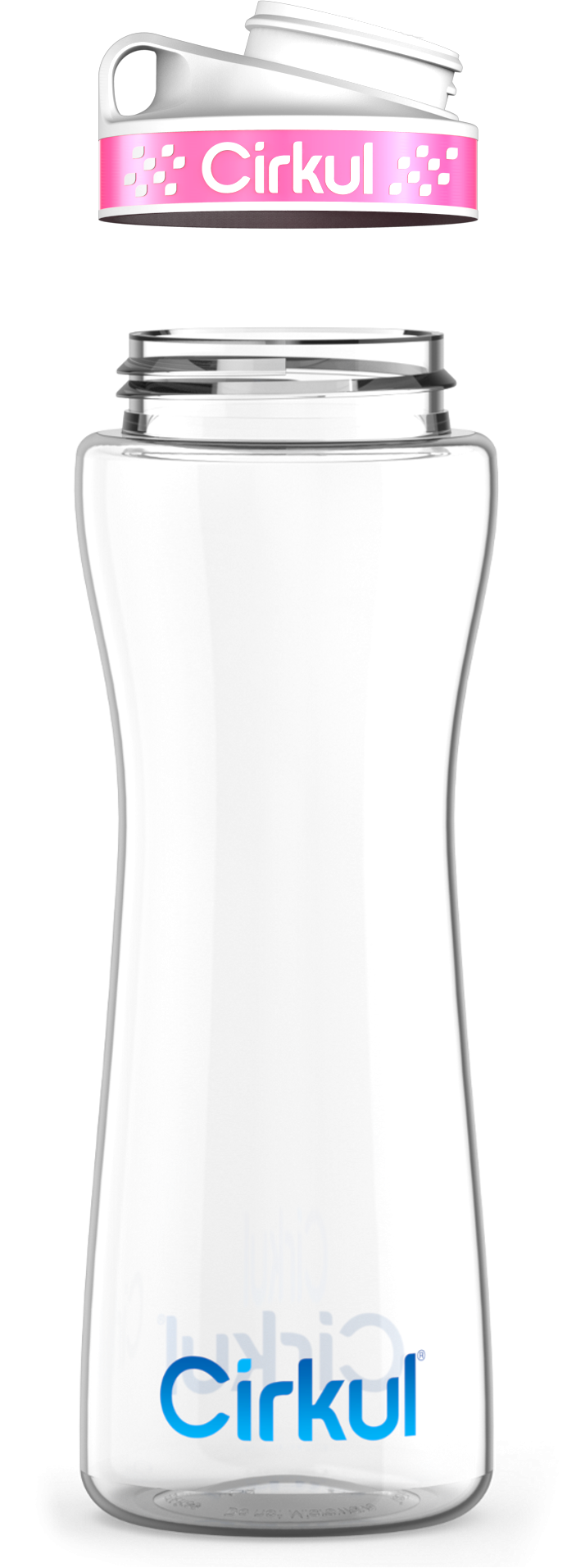 Custom 22oz. Plastic Bottle & Comfort Grip Lid RQY8
