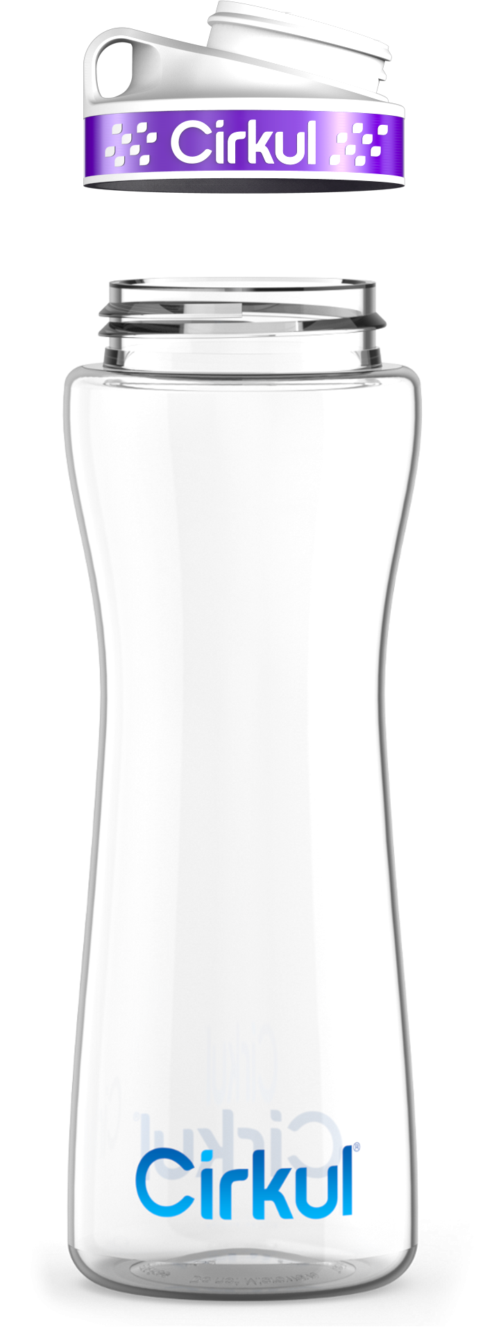 Custom 22oz. Plastic Bottle & Comfort Grip Lid RQY8