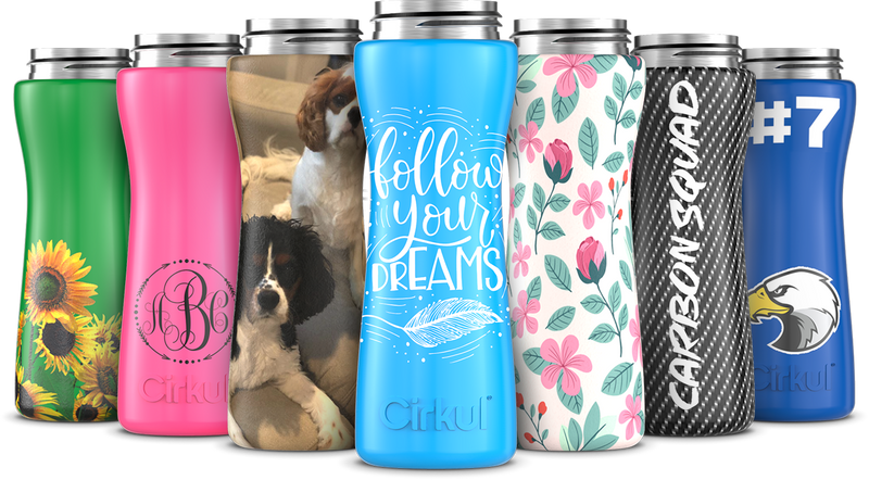 Custom 22oz. Stainless Steel Bottle & Comfort Grip Lid TQX0