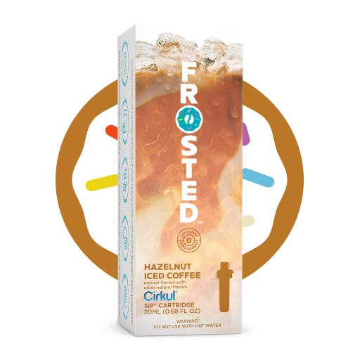 Frosted Hazelnut Iced Coffee P0NO