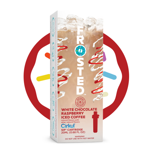 Frosted White Chocolate Raspberry Iced Coffee LEXY